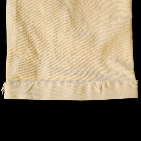 Burberry London Utility Capris - White Stretch Cotton - Raw Hem Archive Style - Picture 7 of 15